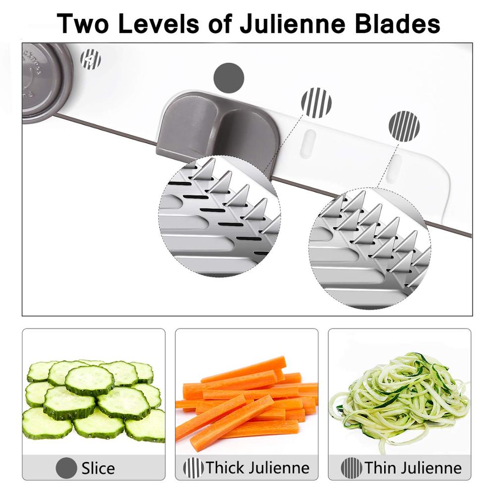 Stainless Steel Vegetable Julienner Potato Slicer