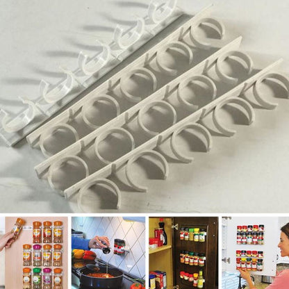 Clip N Store Storage rack Spice rack Kitchen supplies Gadgets Bottle racks