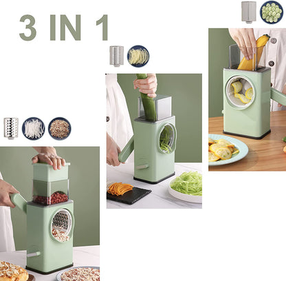 Multifunctional Drum Vegetable Slicer Spiralizer Cutter