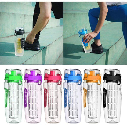 1000ml Water Fruit Bottle BPA Free Plastic Sport