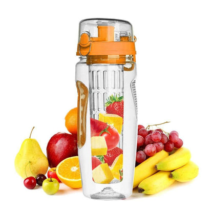 1000ml Water Fruit Bottle BPA Free Plastic Sport